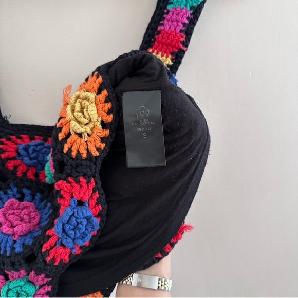 FARM Rio Crochet Crop Top - Picture 4 of 4